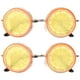 thumbnail image 1 of BRIGHTFUFU 2 piezas Gafas de fiesta de playa Gafas divertidas de Cosplay Gafas de fiesta con forma de limón Boda Photo Prop (Naranja), 1 of 8
