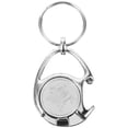 thumbnail image 1 of Wear-resistant Shopping Trolley Key Chain Token Small Cart Token Portable Trolley Remover, 1 of 6