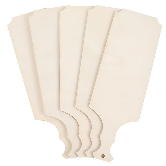 LAMIRO 5pcs Craft Cutting Board Wood Craft Supplies Wooden Boards for Crafts Wood Crafts