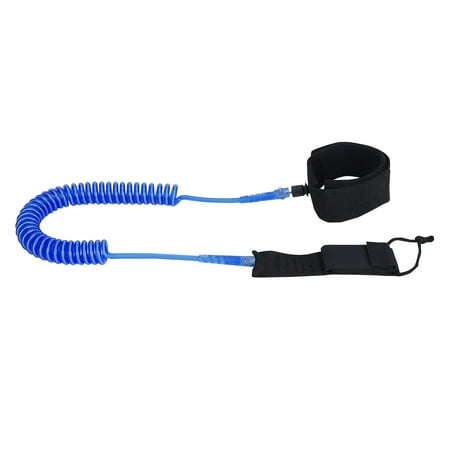 TKOOFN 11'Stand Up Paddle Board SUP Surf Leash COIL for Kayak Paddle Boating Fishing Surfing 7mm Urethane