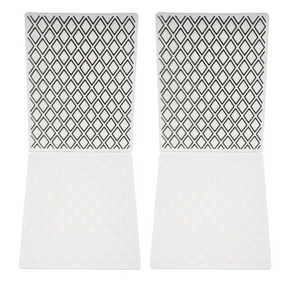 MLINS 2 Pcs DIY Embossing Folder Embossing Template Embossing Folders 0.3X10.5X14.8CM