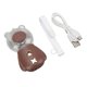 thumbnail image 2 of Nano Mist Sprayer Cute Bear Shape 300ML USB Humidifier Skin Moisturizing Facial Mister with Timing Brown, 2 of 5