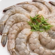 Today Gourmet Uncooked Black Tiger Shrimp - Peeled, Headless - 16/20 (5lb Pkg)