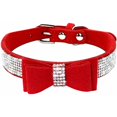 thumbnail image 1 of Rhinestone Dog Collar (Red XS)-, 1 of 1