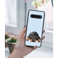 thumbnail image 5 of WIRESTER Shockproof Soft Rubber Cover Case for LG V60 ThinQ 6.8", Rottweiler Dog Lying Down Looking Up On Light Blue Background, 5 of 5