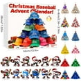 thumbnail image 3 of Countdown Sets for Deep 2D Baseball Advent Calendar 24 Piece Surprise Ornament Set for Indoor Outdoor, 3 of 6