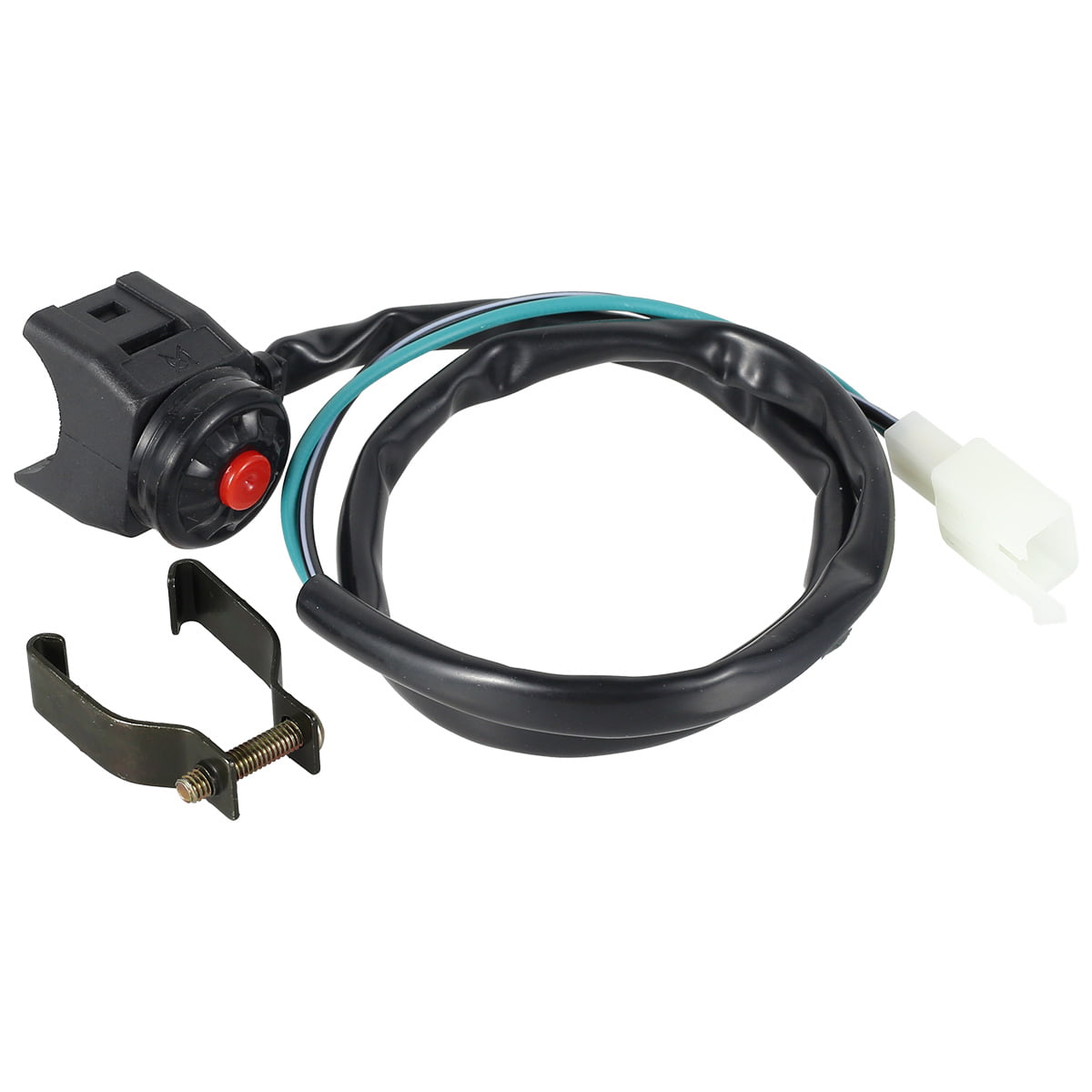 Waterproof Dual USB 12V Motorcycle Handlebar Charger Socket w Switch & Mounts BI 