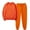 Orange tops for women, variant on Dianli 2 Piece Outfits Women's Fleece Lined Sweatsuits Long Sleeve Hoodie and Sweat Pants Winter Warm Zip Up Tracksuit Set