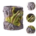thumbnail image 6 of MAGIDEAL Flower Pot Planter with Frog Figurine Decorative Resin for Living Room Decor B, 6 of 8