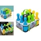 thumbnail image 3 of Juego de bolas de de plástico multicolor para niños en edad preescolar juguete de niños de 3 4 5 6 años de edad 10 pines 22cm B Baoblaze Bola de bolos para niños, 3 of 8