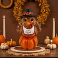 thumbnail image 5 of Thanksgiving Turkey & Pumpkin Resin Decor - Stunning Ornament Perfect for Holiday Parties & Festive Gatherings(A), 5 of 9