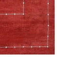 thumbnail image 4 of Rugsotic Carpets Handmade Rugs Hand Knotted Loom Rectangle 6'7''x9'10'' Red Wool for Indoor Use, 4 of 5