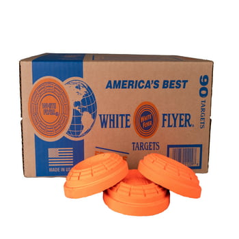 White Flyer BLACKOUT Trap and Skeet Targets 90ct