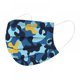 thumbnail image 5 of Paquete de 50 máscaras para niños, lindas máscaras faciales desechables transpirables impresas _ Máscaras escolares de Halloween al aire libre para niñas y niños Feliz Sencillez, 5 of 5
