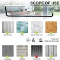 thumbnail image 3 of Bewildely Soporte para toallas de papel debajo del gabinete Soporte para toallas de papel de 12 pulgadas Autoadhesivo de acero inoxidable en la pared y Cocina y Comedor No.2 Bewildely HA025998-02, 3 of 6
