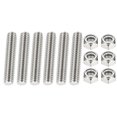 thumbnail image 1 of Uxcell UNC Fully Threaded Rod Length Right Hand Thread with Nuts for Various Applications 5/16"-18 x 1.57" 6, 1 of 6