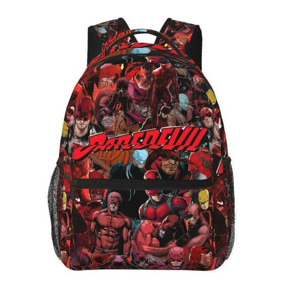 Daredevil Backpack Cute Printed Lightweight Casual Unisex Laptop Computer Bookbag School Hiking Work Business Travel Daypacks Gifts