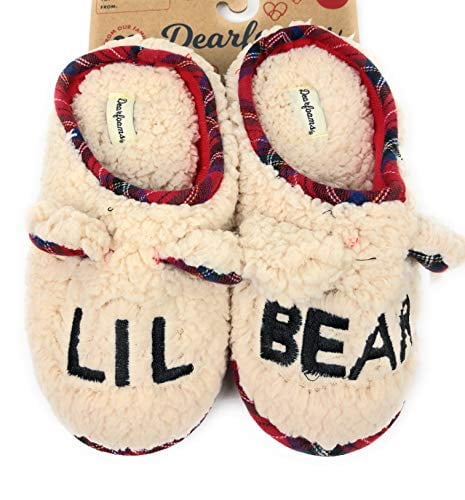 dearfoam slippers lil bear