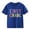 Blue, variant on Girls First Grade Back to School T Shirt Short Sleeve Crew Neck Cotton Casual Summer Graphic Tee (Black, 6-7 Years)