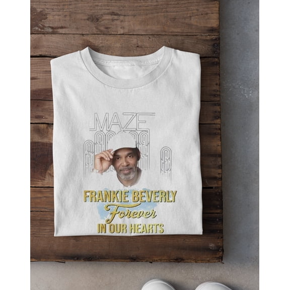Frankie Beverly White T-Shirt Cotton Full Size For Men Women