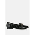 thumbnail image 6 of Bro Zone Croc Metail Chain Loafers, 6 of 10