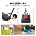 thumbnail image 5 of Basketball Hoop 5-7ft Adjustable, Portable Basketball Goal System - 32 Inch Backboard, Wheels & Base, Kids/Adults Outdoor Indoor, 5 of 7