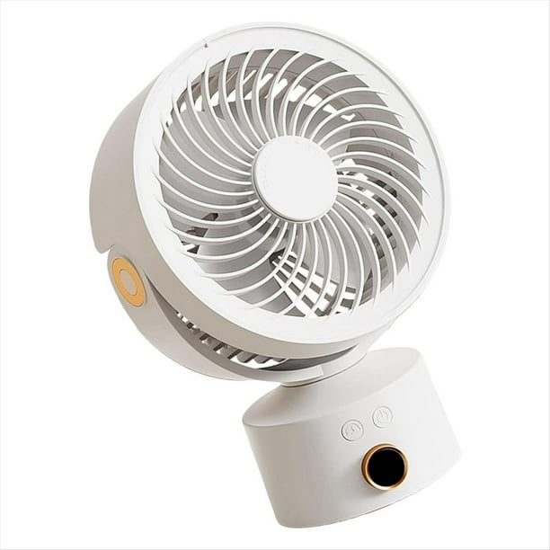 Ventilador de Escritorio Silencioso y Recargable con USB, Mini Ventilador, de Larga Duración, Ideal para la Oficina o Viajes.