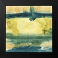 thumbnail image 2 of Combs, Joyce 12x12 Black Modern Framed Museum Art Print Titled - Watercolor Horizon II, 2 of 5