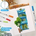 thumbnail image 4 of Juego de rotuladores Markers ZSCM de 100 colores con punta doble con pincel, 4 of 6