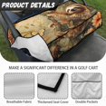 thumbnail image 6 of Whosucclay Sloth Butterfly Design Cover, Durable Towel Seat Cover 4 Front Pockets Easy Install & Remove Golf Cart Seat Protector for More 2 Person Seats, 6 of 7
