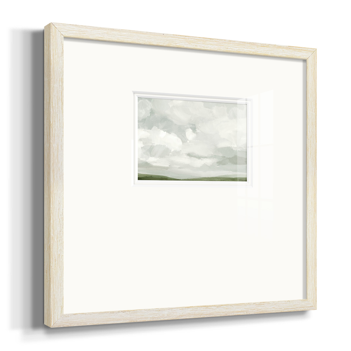 Gray Stone Sky IVPremium Framed Print