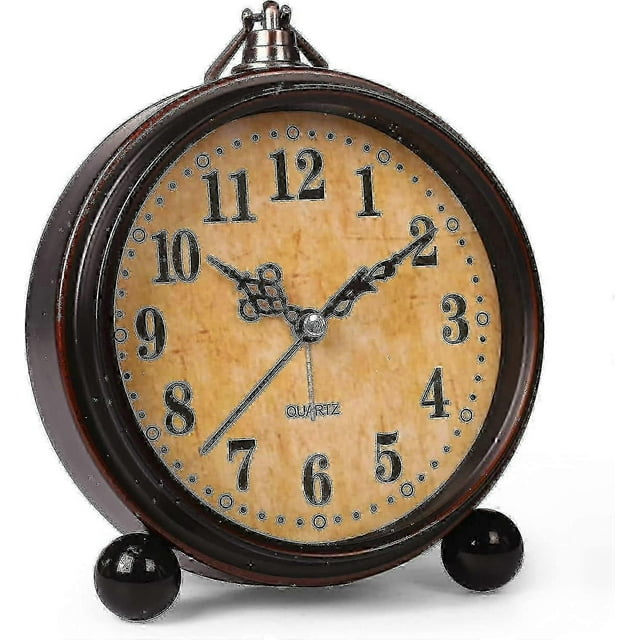 2025 Latest Model Battery Alarm Clock,night Light,vintage Hangable Super Silent