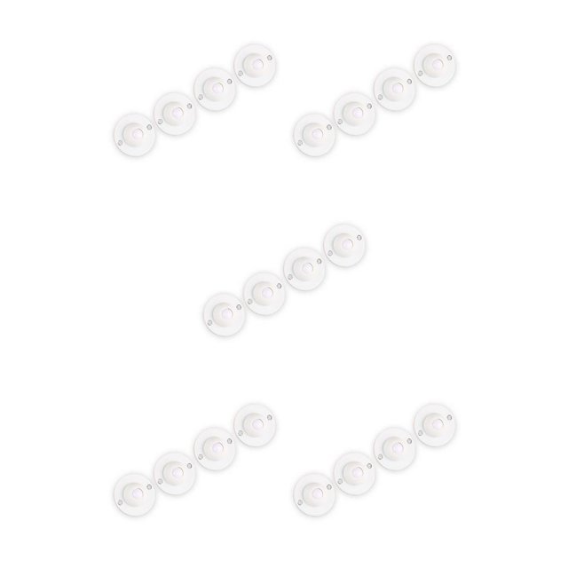 Bewildely Ruedas para muebles de 4 piezas, ruedas autoadhesivas de acero inoxidable, papelera, polea pegajosa, portátil, Universal, cuentas de Type2 NO2