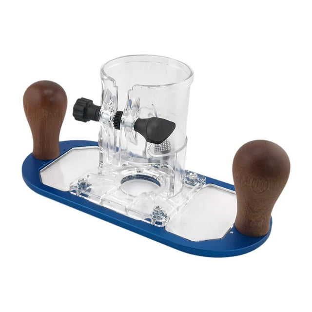 koolsoo Base de Routeur en Bois Accessoire avec Poignée pour Ouverture de Taille Placard Bleu