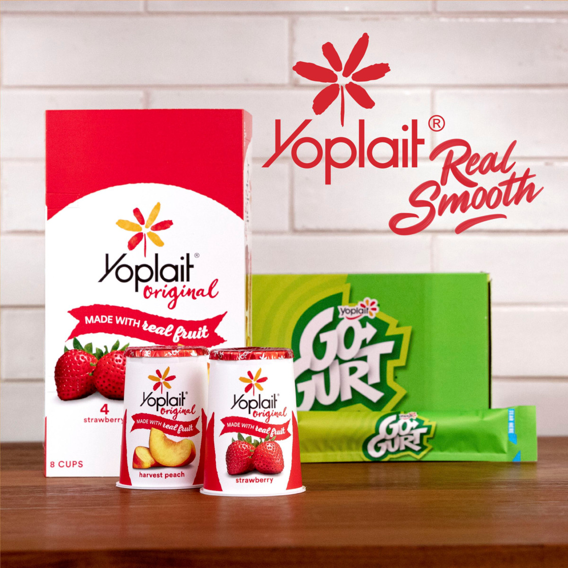 Go-GURT Berry and Strawberry Kids Fat Free Yogurt Variety Pack, 2 oz Yogurt Tubes (16 Ct)