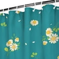 thumbnail image 3 of Waterproof Daisy Shower Curtain 72x72 Inch Boho Style Polyester Unique Shower Curtain for Bathroom Hotel Home Decor with 12 Plastic Hooks, 3 of 5
