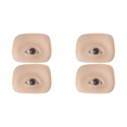 thumbnail image 1 of 1 Par Ojos 3D Silicone Eyes Falsos Modelo Suave para Principiantes Y Artistas (piel Media), 1 of 4