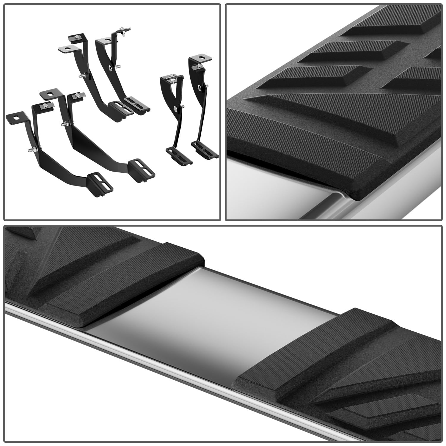 DNA Motoring For 99-13 Silverado Sierra Regular Cab 6.5" Premium Running Boards Step Nerf Bar