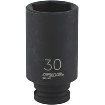 Channellock 1/2" Drive 30 mm 6-Point Deep Metric Impact Socket
