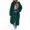 *Green, variant on VBVC Women's Oversized Long Zip Up Hoodie , Drawstring Hooded Jacket For Women , Ladies' Casual Fall Winter Outerwear with Pockets, Gray , S-3XL