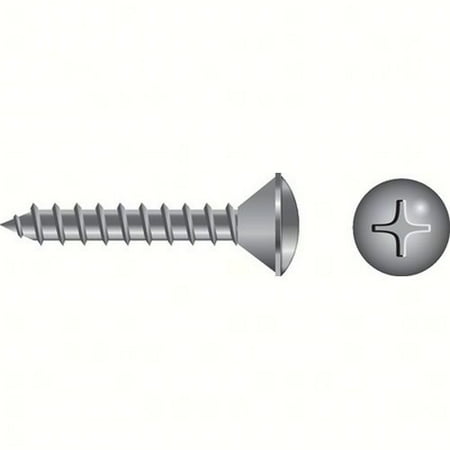 

SeaChoice 59594; #6 X 1/2 Phillips Head Oval Tapping Screw 10/ Bag (Pack Of 10)