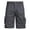 Dark Gray, variant on cllios Outlet Mens Cargo Shorts Big and Tall Multi Pockets Shorts Work Tactical Shorts Summer Workwear Cargo Shorts