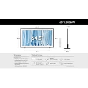 Samsung 65” Class The Frame Pro Series Neo QLED 4K Samsung Vision AI Smart TV Smart Tizen TV 2026 - QN65LS03HWFXZA