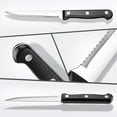 thumbnail image 6 of Steak Knives Set of 6 Serrated Bread Knife 4.5-inch High Carbon Steel Kitchen Dinner Knife Dishwasher Safe, 6 of 9