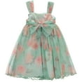 thumbnail image 4 of Bonnie Jean Girls 7-16 Sleeveless Floral Mesh Dress, 4 of 4