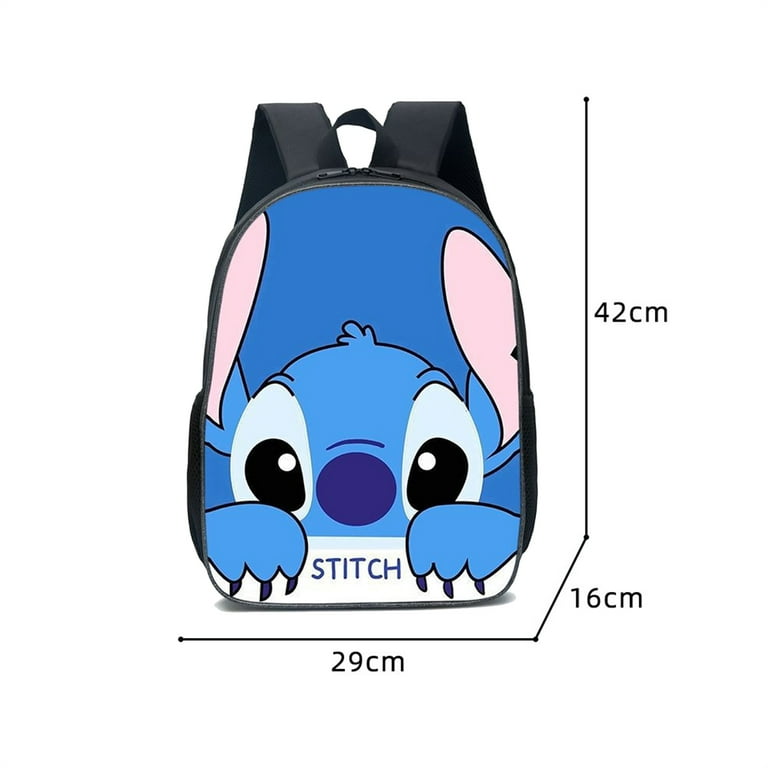 Cute Star Stitch 3PCS Backpack Teens Boys Girls Backpacks School Bag for  Travel High Capacity Student Laptop Backpacks Birthday Christmas Gift (#1)