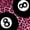 Hotpink Black, variant on Erosebridal Girls Ball Games Bed Sheets For Billiards Gamer,Wild Cheetah Pattern King Sheets For Girls Kids 4pcs