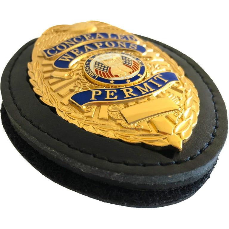 Recessed Shield Badge Holder