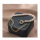 thumbnail image 2 of Cadena de empalme de estilo europeo y americano con personalidad, collar de diseño retro de lujo con perlas naturales de agua dulce 100%, 2 of 4