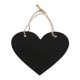 thumbnail image 1 of Blank Love Heart Chalkboard Wooden Hanging Blackboard Sign for Wedding Messaging, 1 of 3